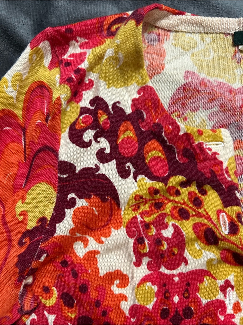 J.Crew Floral Cardigan in floral pattern - Picture 4 of 4